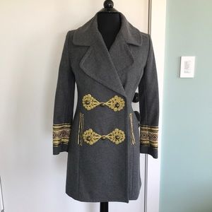 Plenty by Tracy Reese double breasted wool coat